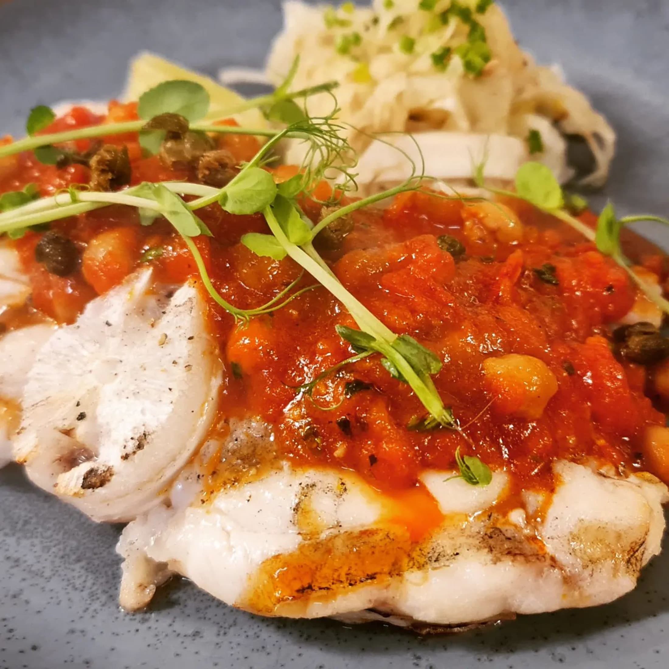 Klippfisk · Chorizo