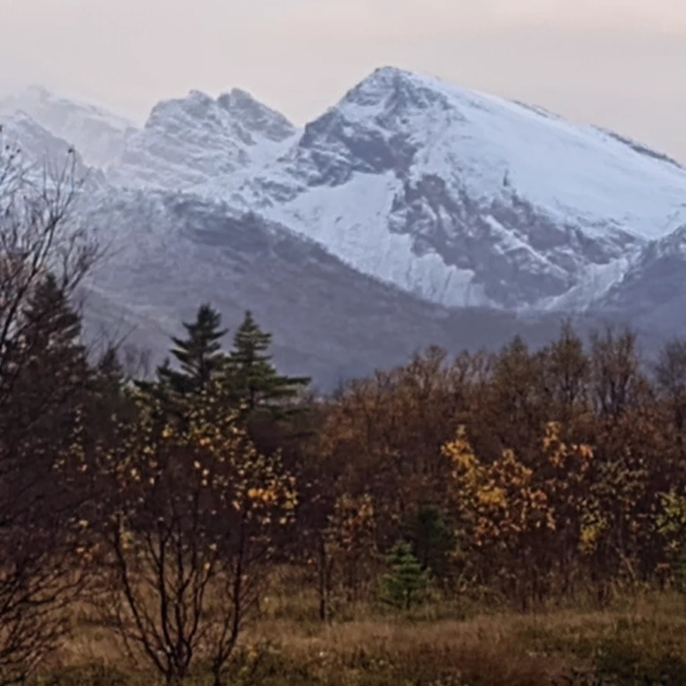 Vesterålen-fjellene fra Dronningruta